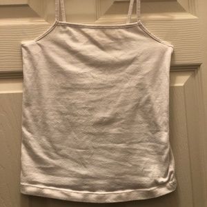 Women's Slim Fit Cropped Cami Tank Top - Wild Fable™ White